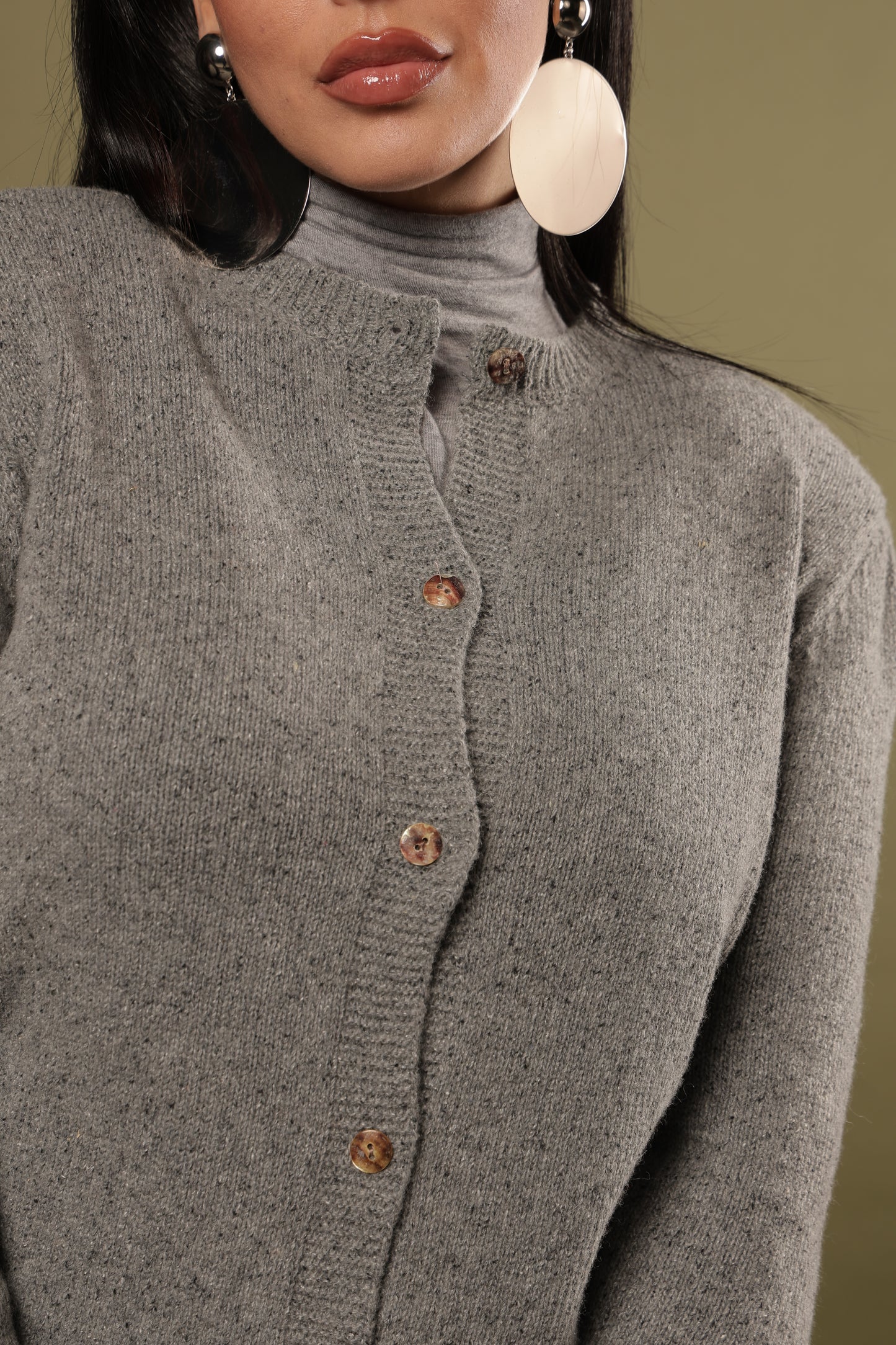 CARDIGAN NALI' GRIGIO