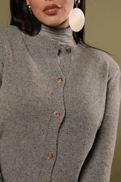 CARDIGAN NALI' GRIGIO