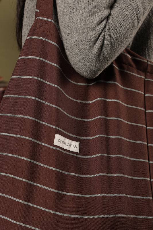 TOTE BAG VIVI' MARRONE