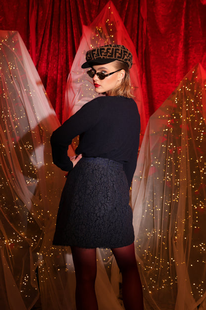 MINI GONNA MARIELLE NAVY