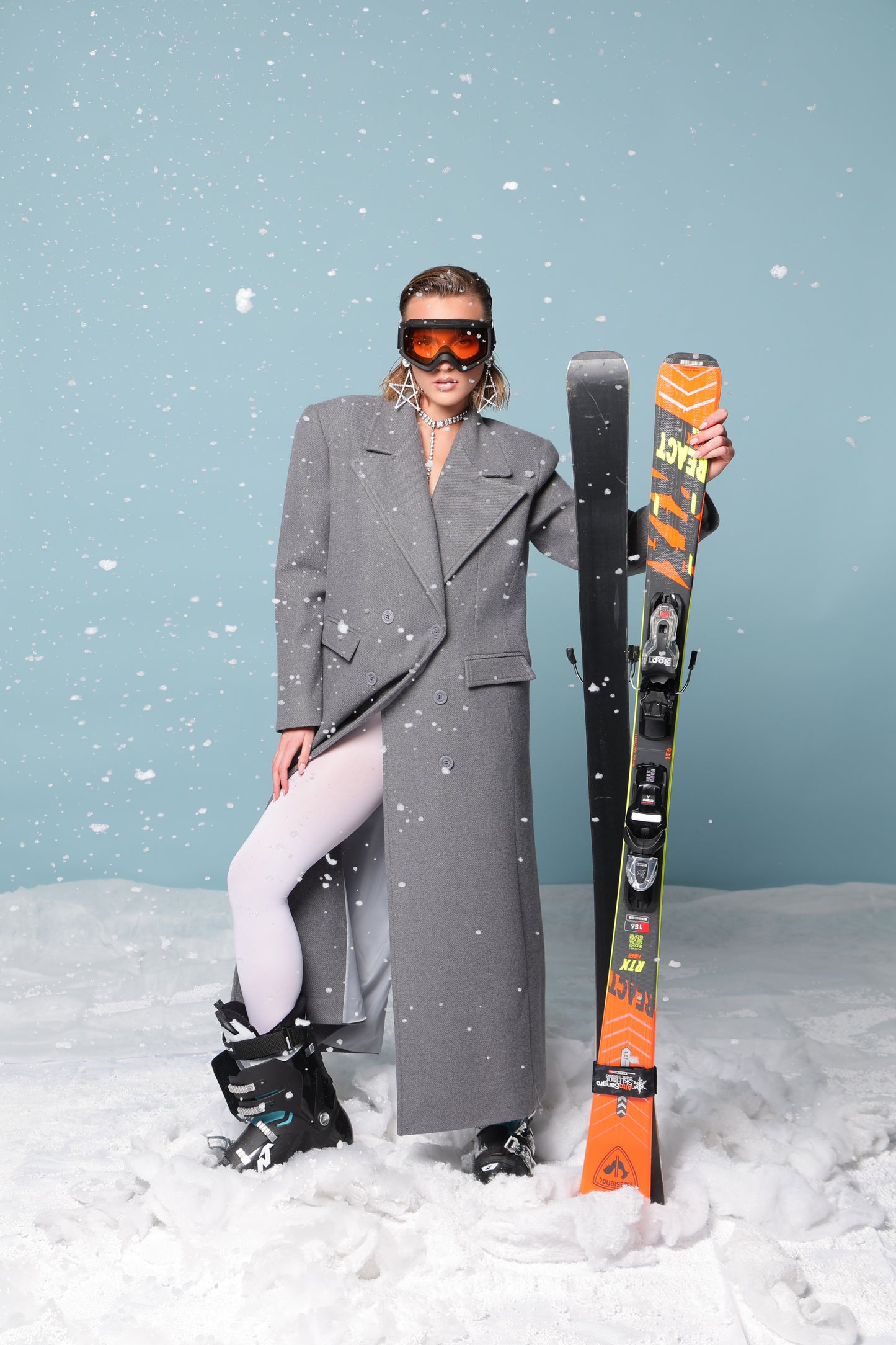 MAXI CAPPOTTO MIRANDA GRIGIO