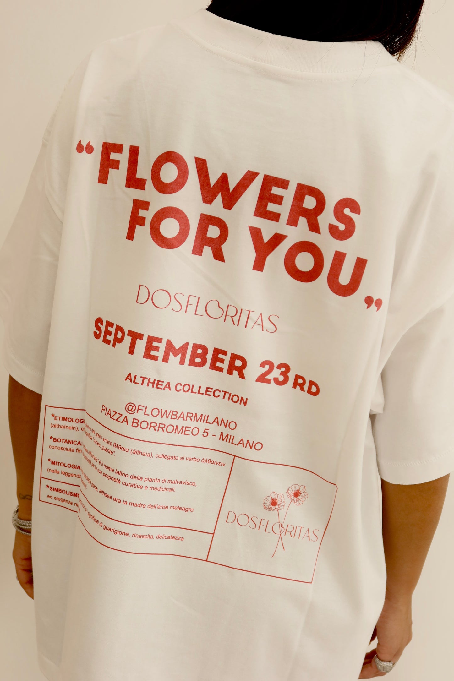 T-SHIRT "FLOWERS FOR YOU"