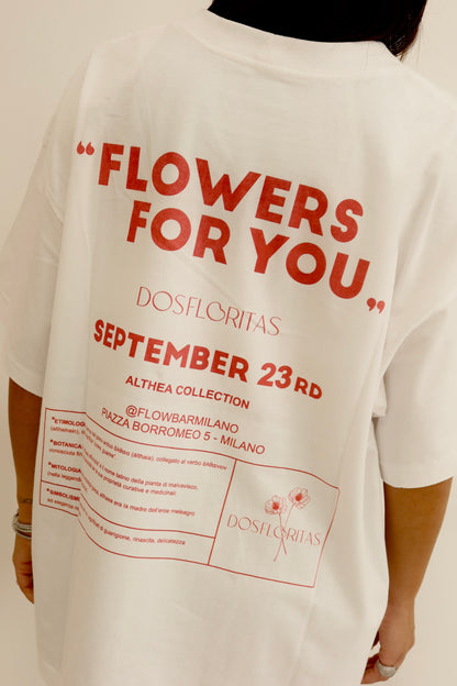 T-SHIRT "FLOWERS FOR YOU"