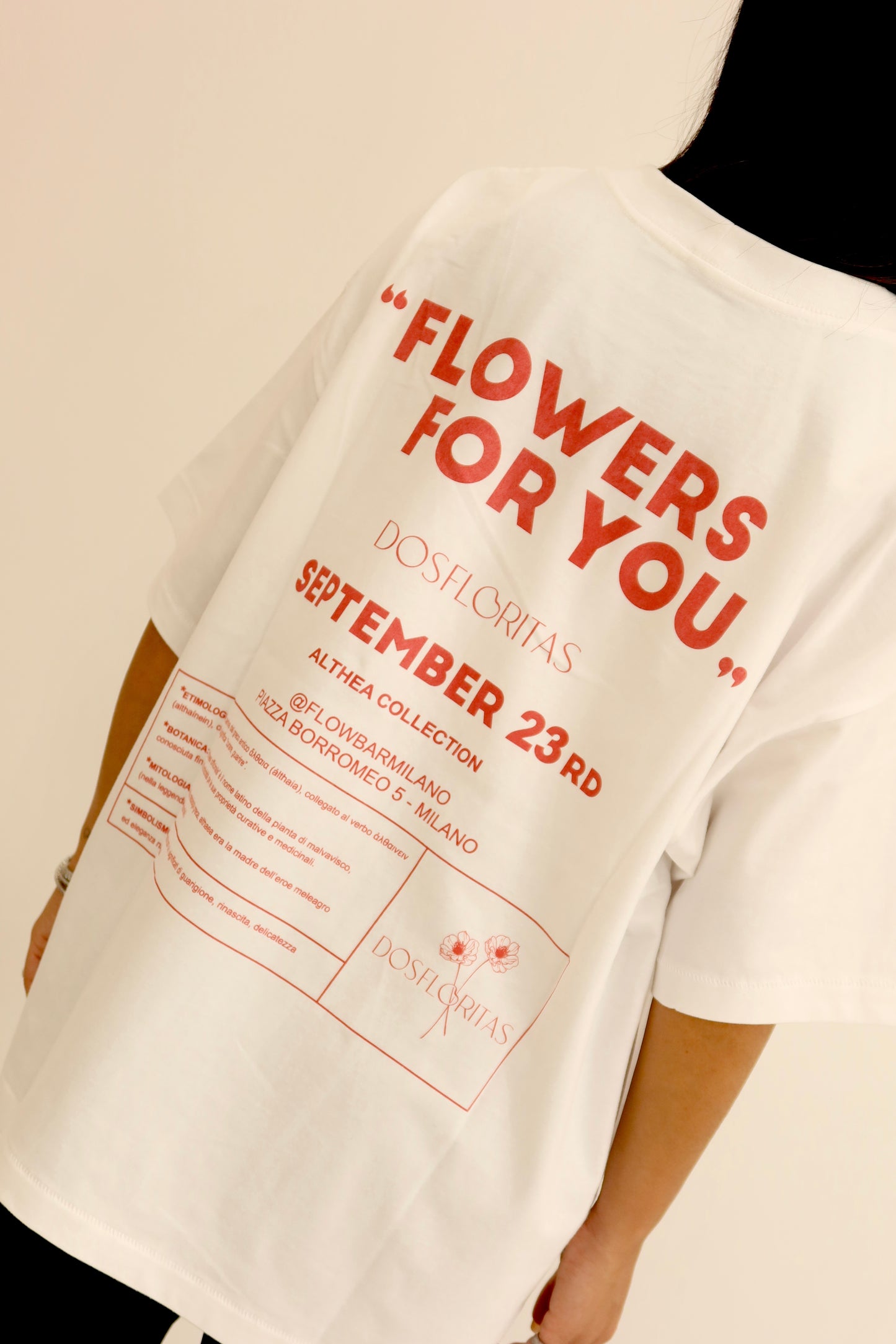 T-SHIRT "FLOWERS FOR YOU"