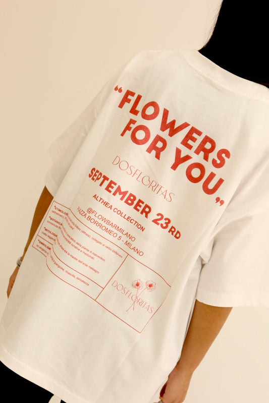 T-SHIRT "FLOWERS FOR YOU"