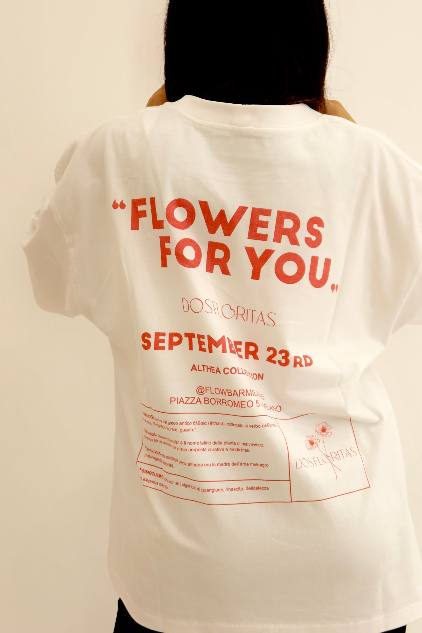 T-SHIRT "FLOWERS FOR YOU"
