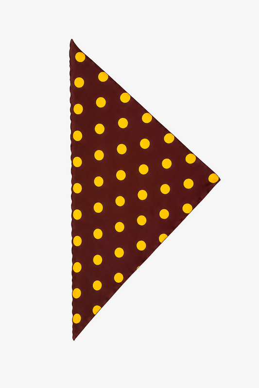 BANDANA POIS MARRONE